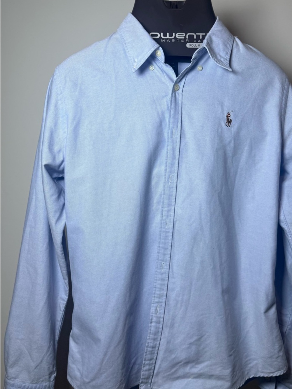 Ralph Lauren Light Blue Button-Down Oxford Shirt-slim fit - Picture 2 of 14